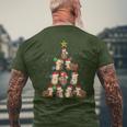 Hedgehog Christmas Animal Xmas Animal Love Pet T-Shirt mit Rückendruck Geschenke für alte Männer