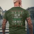 Ho Ho Hol Mir Mal Ein Bier Christmas T-Shirt mit Rückendruck Geschenke für alte Männer