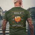 Holy Aperoli X Merry Spritzmas Spritz & Christmas T-Shirt mit Rückendruck Geschenke für alte Männer