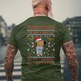 I'm Just A Chill Guy Who Likes Christmas My New Character T-Shirt mit Rückendruck Geschenke für alte Männer