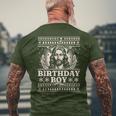 Jesus Birthday Boy Happy Birthday Jesus Ugly Christmas T-Shirt mit Rückendruck Geschenke für alte Männer