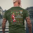 Merry Swishmas Ugly Christmas Basketball Christmas T-Shirt mit Rückendruck Geschenke für alte Männer