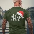 Mrs Partner Look Couple Christmas Jumper Christmas Outfit T-Shirt mit Rückendruck Geschenke für alte Männer