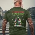 O Chemistree Wie Schön Sind Ihre Zweige Science Xmas T-Shirt mit Rückendruck Geschenke für alte Männer