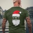 Santa Claus Cool Christmas Christmas Santa T-Shirt mit Rückendruck Geschenke für alte Männer