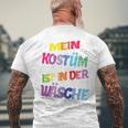 Carnival Costume Mein Kostüm Ist In Der Wäsche T-Shirt mit Rückendruck Geschenke für alte Männer