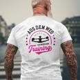 Cheerleading Cheerdance Aus Dem Weg Ich Muss Zum Training German T-Shirt mit Rückendruck Geschenke für alte Männer