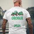 Children's Big Brother 2024 Tractor T-Shirt mit Rückendruck Geschenke für alte Männer