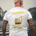 Children's Digger Driver Marlon Construction Site With Name Children's 80 T-Shirt mit Rückendruck Geschenke für alte Männer