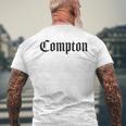 Compton Los Angeles California T-Shirt mit Rückendruck Geschenke für alte Männer