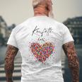 Confetti In The Heart Fancy Dress Carnival Costume Replacement T-Shirt mit Rückendruck Geschenke für alte Männer