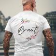 Damen Braut Bride Junggesellenabschied Dezent Herz Jga Bride To Be T-Shirt mit Rückendruck Geschenke für alte Männer