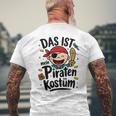 Das Ist Mein Piraten Kostü Das Ist Mein Blue T-Shirt mit Rückendruck Geschenke für alte Männer