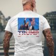 Donald Trump 2024 Sobrevivió A Disparo En Mitin Electoral Camiseta Hombre Estampado Espalda Regalos para ancianos