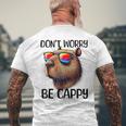 Don't Worry Be Cappy Capybara Water Pig T-Shirt mit Rückendruck Geschenke für alte Männer