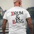 Drum And Bass Rum & Assintage Gray T-Shirt mit Rückendruck Geschenke für alte Männer