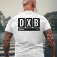 Dxb Dubai Arabic Emirate Travel Souvenir T-Shirt mit Rückendruck Geschenke für alte Männer