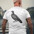 Editionintage English Pigeon Gray T-Shirt mit Rückendruck Geschenke für alte Männer