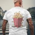 Fancy Dress & Carnival Retro Popcorn Costume Blue T-Shirt mit Rückendruck Geschenke für alte Männer