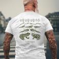 Frog Tadpole Life Cycle Metamorphosis Biology Science T-Shirt mit Rückendruck Geschenke für alte Männer