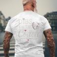 Dibs On The Coach Baseball Heart Cute Men's T-shirt Back Print Gifts for Old Men