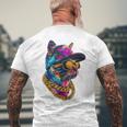 Genial Hip Hop Cat Urban Streetwear B-Boy Graffiti Camiseta Hombre Estampado Espalda Regalos para ancianos