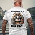 Ich Hasse Menschen Was Stimmt Denn Mit Dir Nicht T-Shirt mit Rückendruck Geschenke für alte Männer