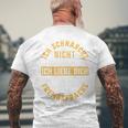 Ich Schnarche Nicht Schnarcher Lustiger Spruch Schnarchen T-Shirt mit Rückendruck Geschenke für alte Männer