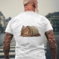 Idee Cadeau Citation Drôle Ours Brun En Hibernation T-shirt imprimé au dos Cadeaux pour les vieillards