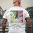 Isla Saona Palmier Prismatique Des Caraïbes T-shirt imprimé au dos Cadeaux pour les vieillards