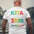 Kinder Kindertagesstätte Abschied Kinder Kita Abgänger 2025 T-Shirt mit Rückendruck Geschenke für alte Männer