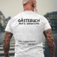 Kinder Mein 8 Geburtstag Und Das Gästebuch T-Shirt mit Rückendruck Geschenke für alte Männer