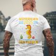 Kinder Seepferdchen 2025 Frühschwimmer Abzeichen T-Shirt mit Rückendruck Geschenke für alte Männer