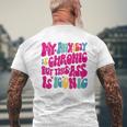 Mon Anxiété Est Chronique Mais Ce Cul Est Emblématique Et Drôle T-shirt imprimé au dos Cadeaux pour les vieillards