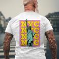 Nyc Statue De La Liberté T-shirt imprimé au dos Cadeaux pour les vieillards