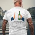Oh I Don’t Drink Just Feeding The Ducks In The Park For Me Men's Back Print T-Shirt Gifts for Old Men