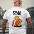 Pizza King Pizza Lovers T-Shirt mit Rückendruck Geschenke für alte Männer