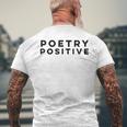 Poésie Positive T-shirt imprimé au dos Cadeaux pour les vieillards