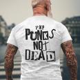 Pop Punks Not Dead -Intage Grunge Pop Punk Is Not Dead T-Shirt mit Rückendruck Geschenke für alte Männer