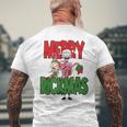 Rick & Morty Merry Rickmas Blue T-Shirt mit Rückendruck Geschenke für alte Männer