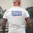 Socialism Sucks S T-Shirt mit Rückendruck Geschenke für alte Männer