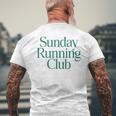 Sunday Running Club X Jogger Jogging Runner Fitness Gym T-Shirt mit Rückendruck Geschenke für alte Männer