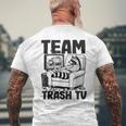 Team Trash Tv Raccoon Gray T-Shirt mit Rückendruck Geschenke für alte Männer