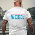 Team Weidel Long-Sleeved T-Shirt mit Rückendruck Geschenke für alte Männer