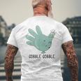 Turkey Glove Thanksgiving Gobble Nurse Thanksgiving Fall Men's Back Print T-Shirt Gifts for Old Men Turkey Glove Thanksgiving Gobble Nurse Thanksgiving Fall Men's Back Print T-Shirt Gifts for Old Men
