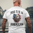 Usa American Flag Tourist Holiday America T-Shirt mit Rückendruck Geschenke für alte Männer