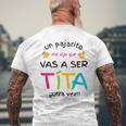 Vas A Ser Tia Tita Otraez Sorpresa Regalo Anuncio Embarazo Camiseta Hombre Estampado Espalda Regalos para ancianos