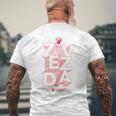 Zvezda Collection Red T-Shirt mit Rückendruck Geschenke für alte Männer