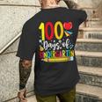 100 Days Of Kindergarten School 100Th Days Of School Men's T-shirt Back Print Gifts for Him