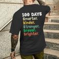 100 Days Of School Smarter 100Th Days Of School Boys Ns Men's T-shirt Back Print Gifts for Him